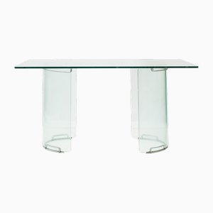 Italian Glass Table from Zanotta, 1970s