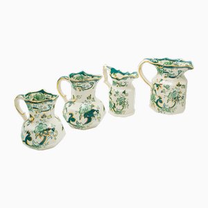 Brocca in ceramica, Regno Unito, anni '20, set di 4