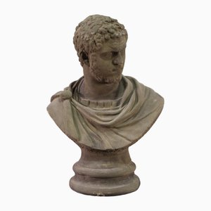 Bust of Emperor Caracalla, 1960, Cement Sculpture