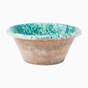 Sicilian Enamelled Bowl for Food, 1920s