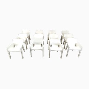 Sedie da pranzo Gaudi di Vico Magistretti per Artemide, anni '70, set di 12