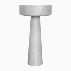Italienischer Übertopf aus Carrara Marmor von Angelo Mangiarotti für Fratelli Brambilla, 1960er
