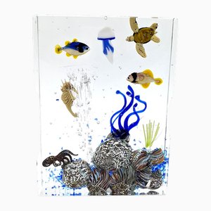 Handgefertigte Murano mundgeblasene Glasskulptur von YourMurano