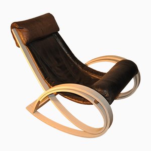 Rocking Chair Vintage par Gae Aulenti pour Poltronova