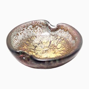 Vintage Mod. Porpora Ashtray in Purple Murano Glass by Ercole Barovier, 1950s