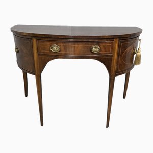 Georgian Inlaid Mahogany Bowed Sideboard, 1810