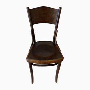 Mazowia Stuhl mit Jugendstilmotiv von Michael Thonet für Thonet
