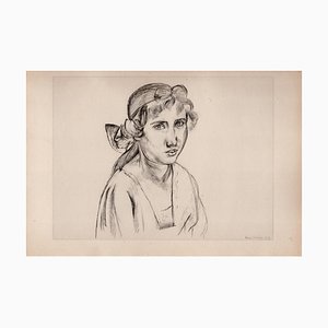 Henri Matisse, Portrait d'une Dame, Lithographie Originale, 1920
