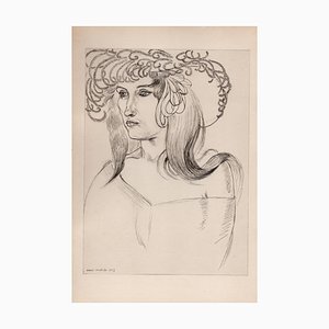 Henri Matisse, Portrait of a Lady, Original Lithograph, 1920