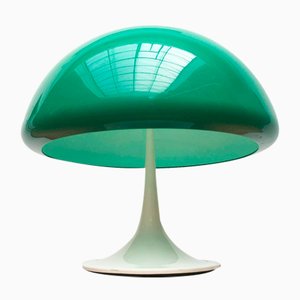 Mid-Century Space Age Italian Green Early Model Toledo Table Lamp by Luigi Massoni for Harvey Guzzini, 1960s