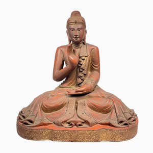 Burmese Artist, Large Buddha, Late 19th Century, Wood