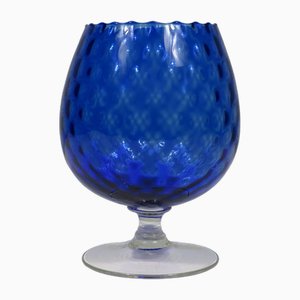 Large Mouth-Blown Empoli Glass, 1950s