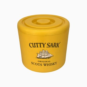 Secchiello per il ghiaccio grande vintage Cutty Sark giallo