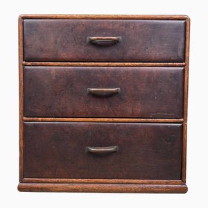 Vintage Japanese Wooden Drawer Cabinet, 1930s
