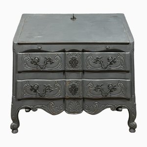 Slope Desk or Scriban Chest of Drawers in Lacquered Wood, 1920s
