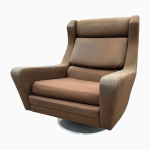 Scandinavian Swivel Armchair, 1970s