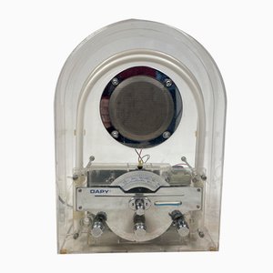 Radio Design in Acrylic Glass and Neon, 1980s