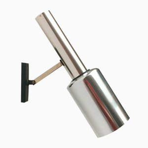 Mid-Century Space Age Minimalist French Wall Lamp by Jacques Biny for Lita, 1960s