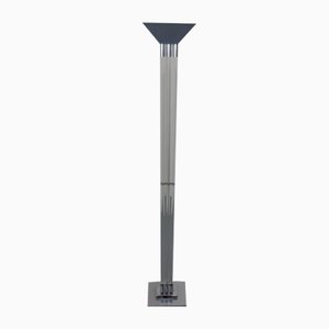 Floor Lamp in Chrome & Acrylic Glass from Vereinigte Werkstätten, Germany, 1970s