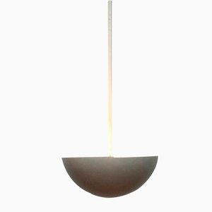Mid-Century Space Age Minimalist Fiberglass Pendant Lamp, 1960s, Set of 2