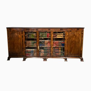 Antikes Chippendale Library Bücherregal aus Mahagoni, 1880