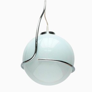 Mid-Century Space Age Italian Glass Ball Pendant, 1960s