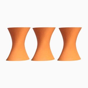 Italian Model Plastic Outdoor Stools by Marco Maran for Parri Design, Set of 3