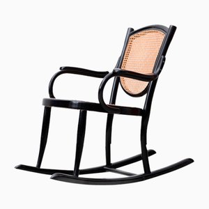 Rocking Chair Art Nouveau pour Enfant par Marcel Kammerer pour Gebrüder Thonet, 1910