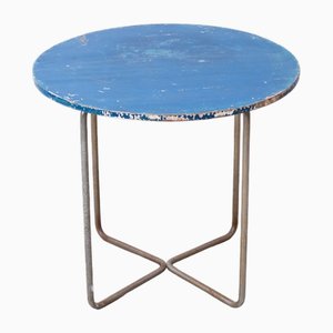 Vintage Bauhaus Tubular Steel Table by Marcel Breuer for Robert Slezak, 1930