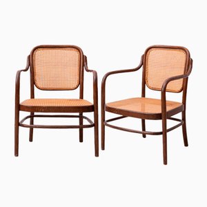 Set of Vintage Bauhaus Armchairs by Adolf Gustav Schneck for Thonet, 1930