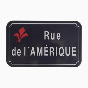 French Enamel Street Sign