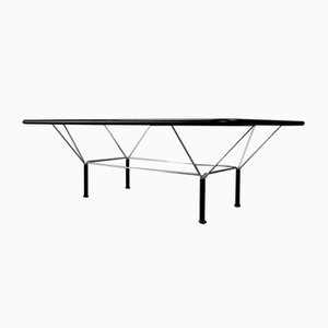 Postmodern Glass Table by Niels Bendtsen, 1970s