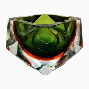 Large Vintage Ashtray in Murano Glass by Flavio Poli for Seguso, 1960s