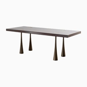 Mesa de comedor vintage de Angelo Mangiarotti, años 70
