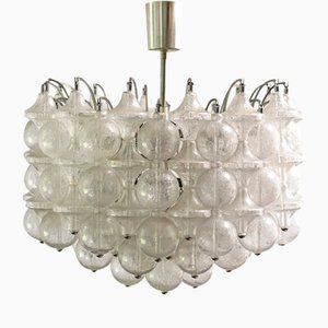 Hollywood Regency Tulip Kronleuchter aus Muranoglas, 1960er