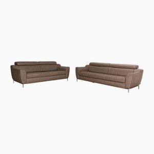 Set of Tyra Leather Sofas from Ewald Schillig