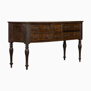 George III English Oak Dresser Base, 1800s