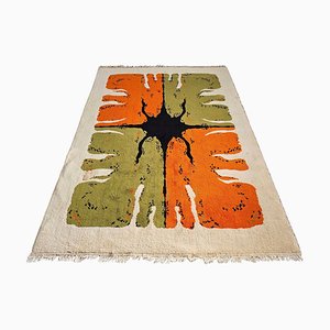 Alfombra Rya Mid-Century de Hojer Export Wilton, años 70