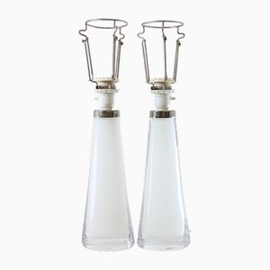 Midcentury Modern Table Lamps by Carl Fagerlund for Orrefors, 1960s