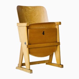 Silla de cine vintage de Ton, años 60