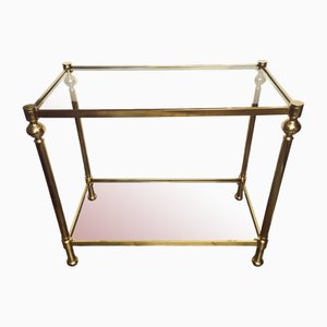 Italian Brass Console, 1970s