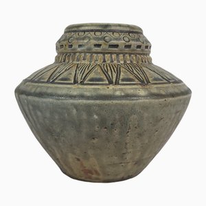 Jarrón Art Déco de gres de Charles Gréber, años 20