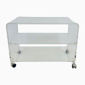 Space Age Acrylic Glass Coffee Table, 1970s
