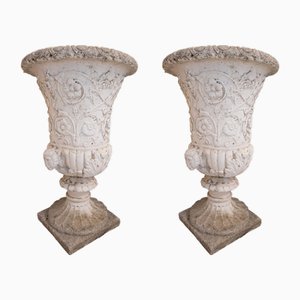 Vintage Urnen aus Stein, 1970er, 2er Set