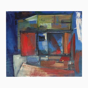 Aleksandr Rodin, Boat Station, 1983, Oil Painting
