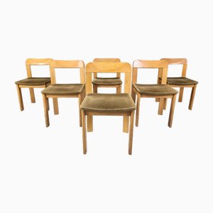 Brutalistische Vintage Esszimmerstühle, 1970er, 6er Set
