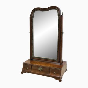 Georgian Mahogany Dressing Table with Mirror, 1730
