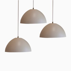 Vintage Danish Dyssen Pendant Lights by Asger BC Lys, 1980s, Set of 3