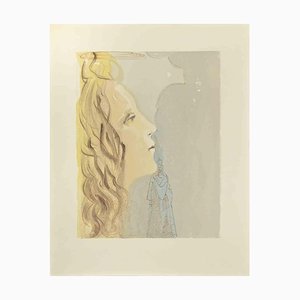 Salvador Dali, The Beauty of Beatrice, The Divine Comedy, Woodcut Print, 1963