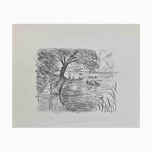 Raoul Dufy, La Promenade en Bateau, Lithograph, 1930s